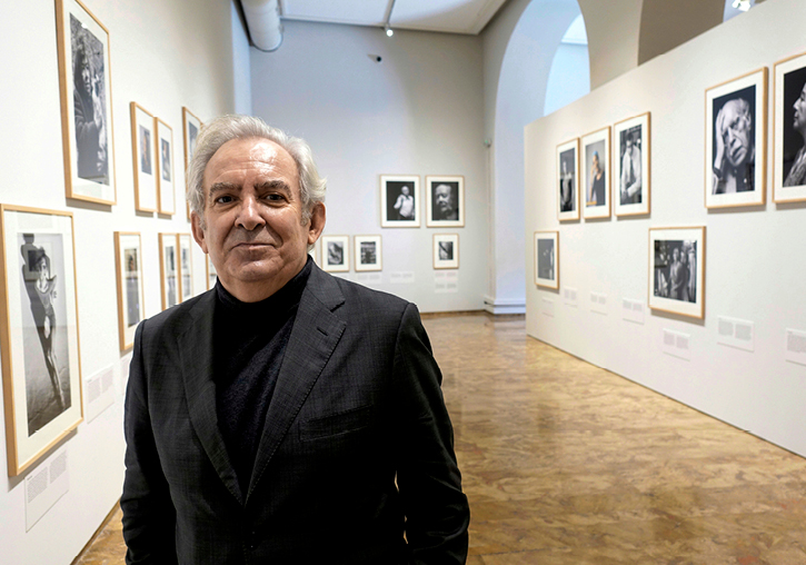 Ricardo Martín, en la exposición de La Nau. Foto: Flaco García Poveda.